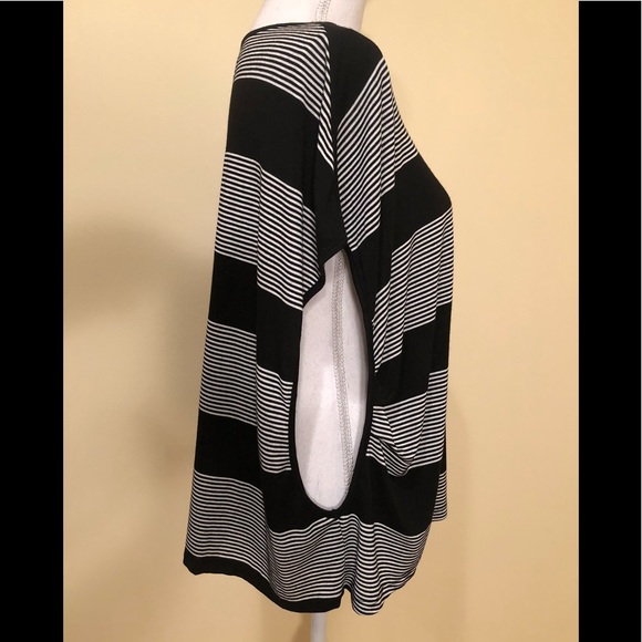 291 Venice Black and White Striped Tee Size 2 (M) - Picture 3 of 5